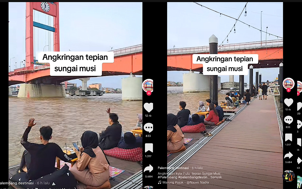 Terungkap, 4 Harapan Netizen Saat Angkringan Pinggir Sungai Musi 7 Ulu Viral, Tapi Sayang Terlanjur ‘Tutup’