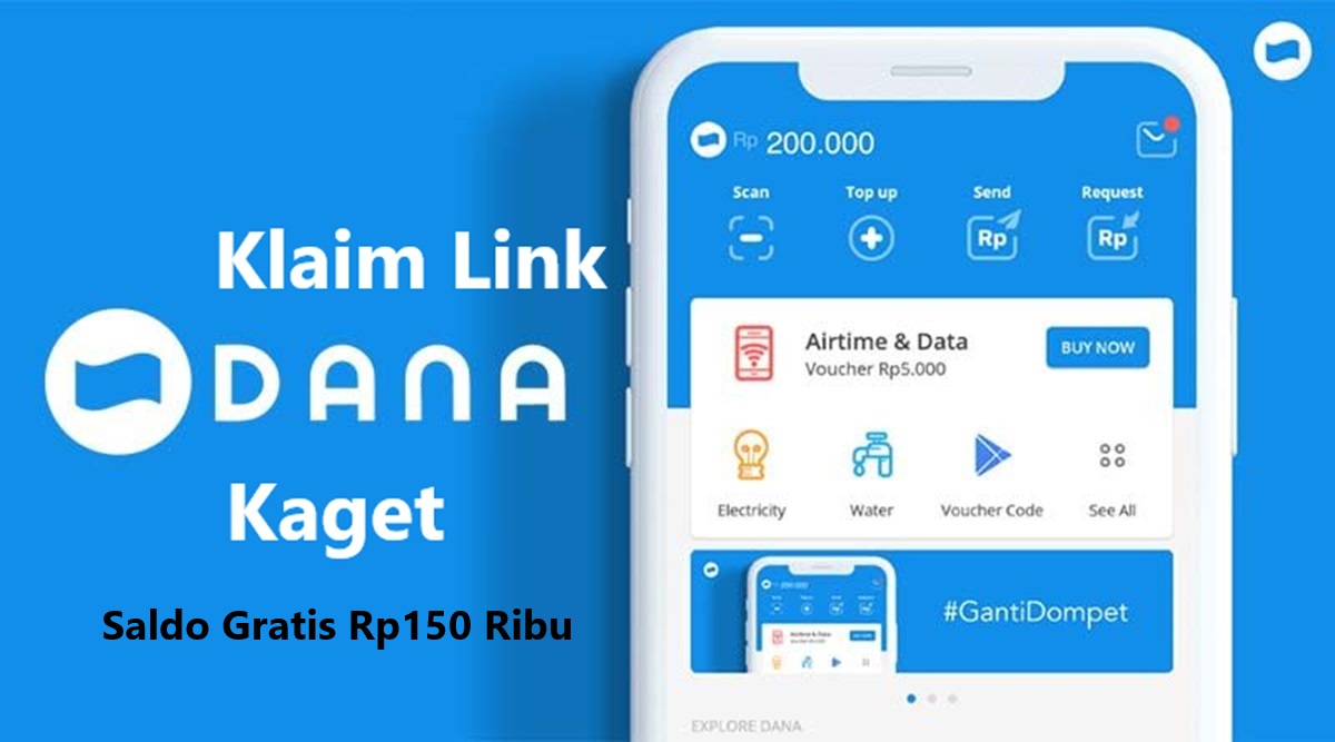  Gunakan 5 Metode Klain Uang Ini! Saldo DANA Gratis Rp150 Ribu Masuk Akun Dompet Digital