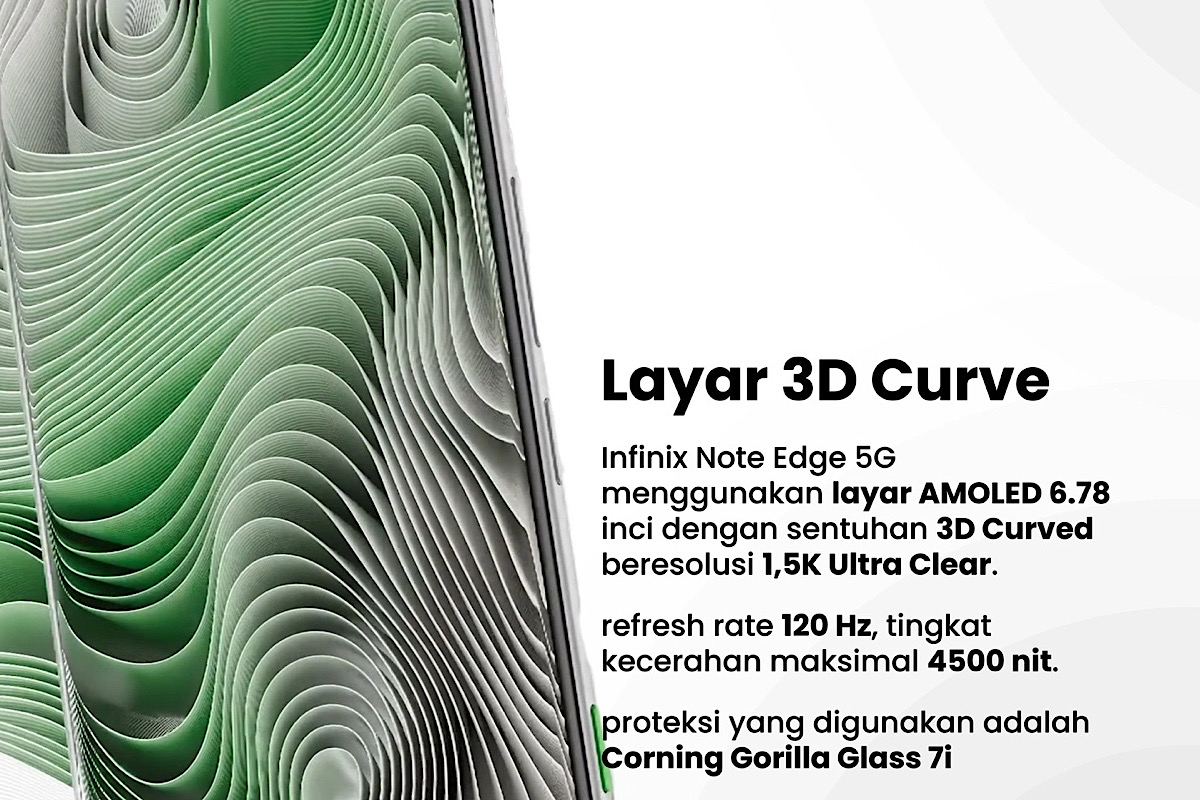 Infinix Note Edge 5G Punya Teknologi Andalan Terbaru, Jaga Baterai Sehat Selama 2000 Siklus Pengisian Daya