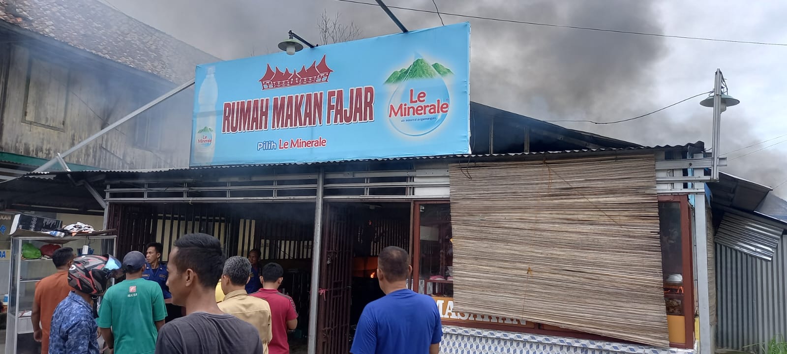 Rumah Makan di Kayuagung Terbakar, Diduga Tabung Gas Bocor
