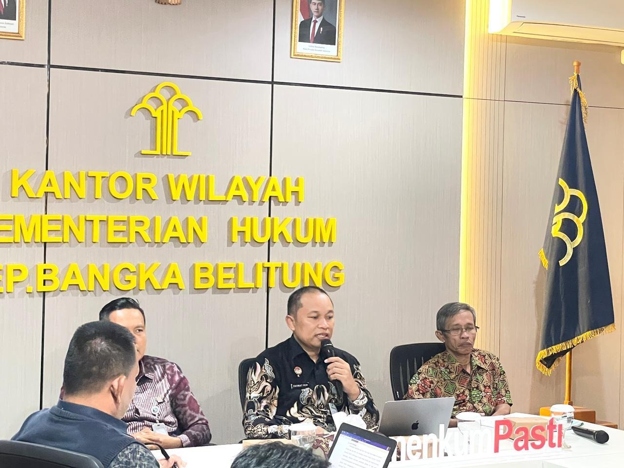 Kanwil Kemenkum Babel Harmonisasikan Ranperda dan Ranperkada Kabupaten Bangka