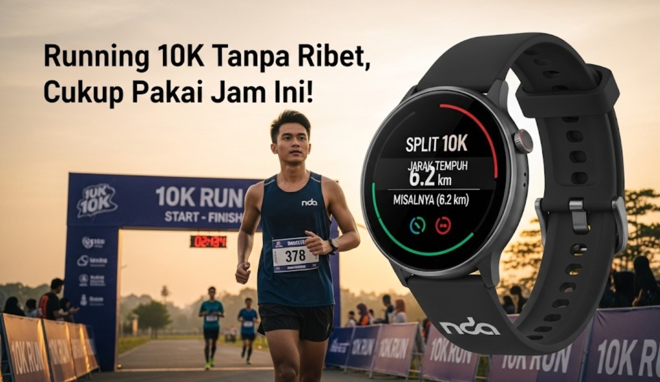 Siap Running 10K Tanpa Ribet? Cukup Pakai Smartwatch Multifungsi Ini