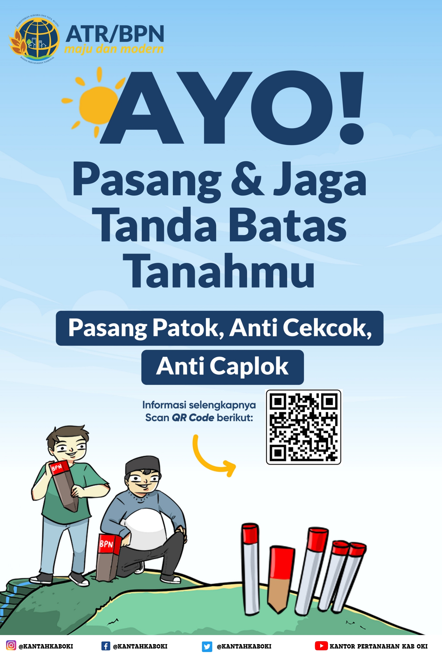 Ayo Pasang Batas Tanah