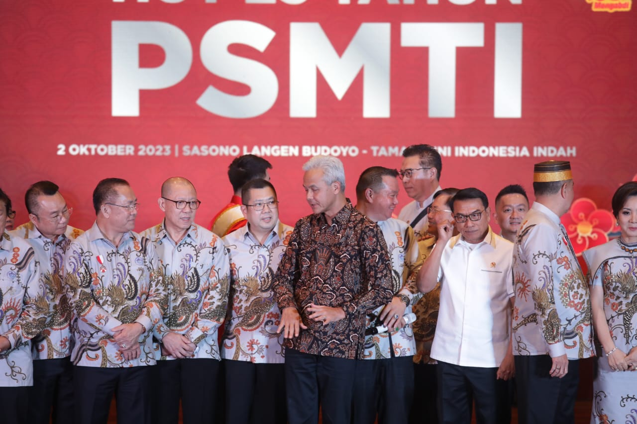 Ganjar Hadiri HUT ke-25 PSMTI, Hary Tanoesoedibjo: Kian Disukai Masyarakat Indonesia dari Semua Kalangan