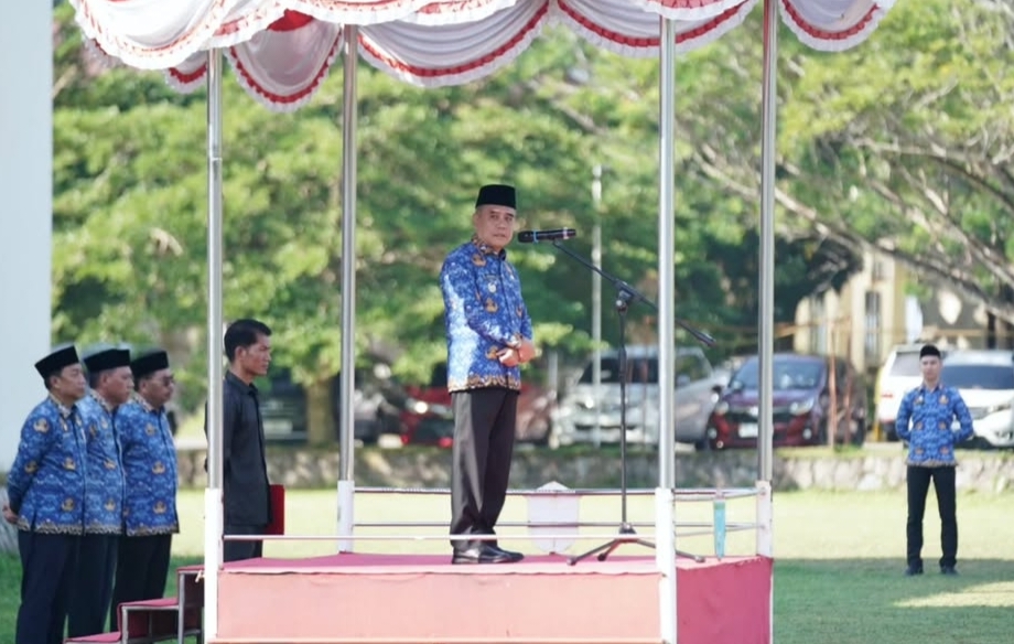 Apel Gabungan Pemkab Ogan Ilir Tahun 2026, Wabup Ardani Tekankan ASN untuk Teguhkan Disiplin