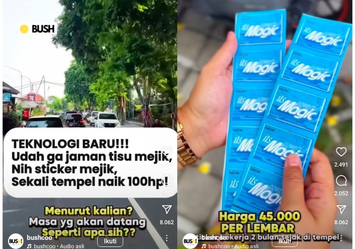 Heboh Stiker Magic Seharga Rp45 Ribu, Bisa Menghemat Penggunaan BBM hingga Meteran Listrik, Benarkah?