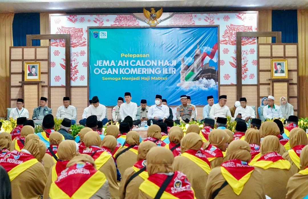 217 Calon Haji OKI Berangkat, Bupati Pesan Jaga Kebersamaan