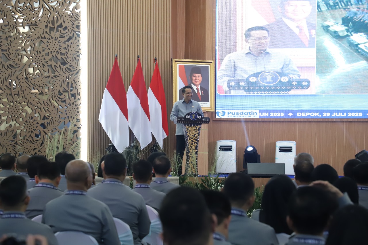 Menteri Hukum Supratman Andi Agtas Resmikan Gedung Auditorium Pengayoman Pancasila di BPSDM Hukum