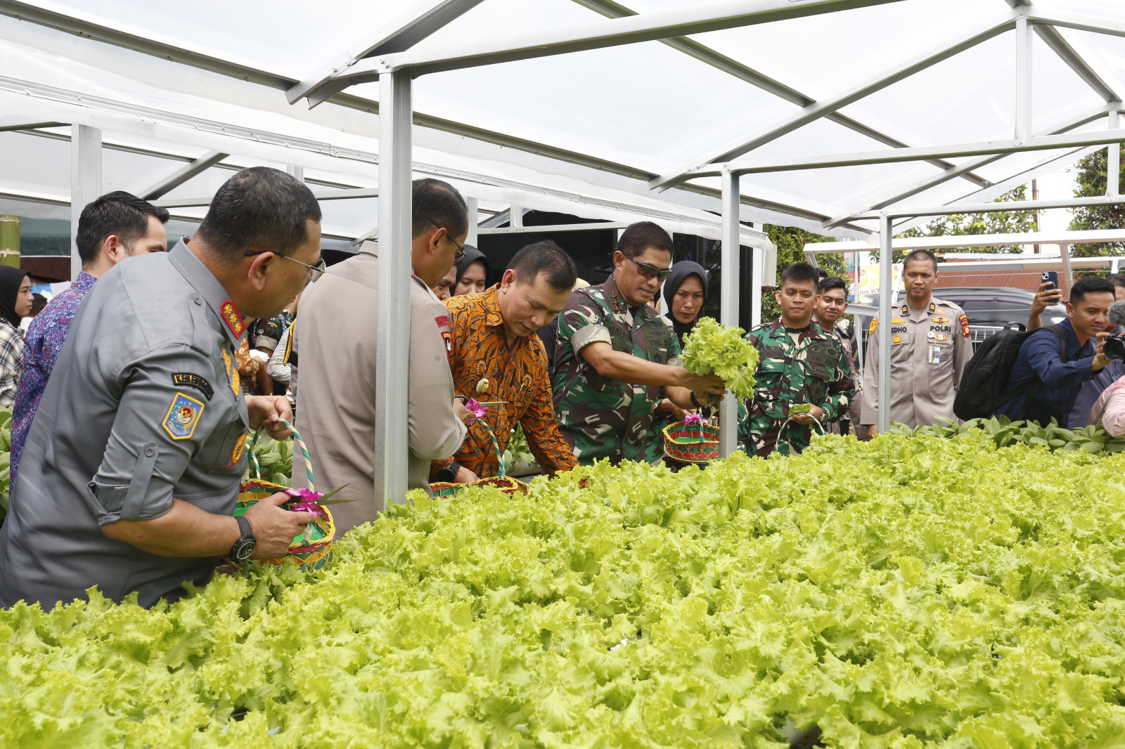 Universitas Bina Darma Dukung Inisiatif Urban Farming Kodam II/Sriwijaya