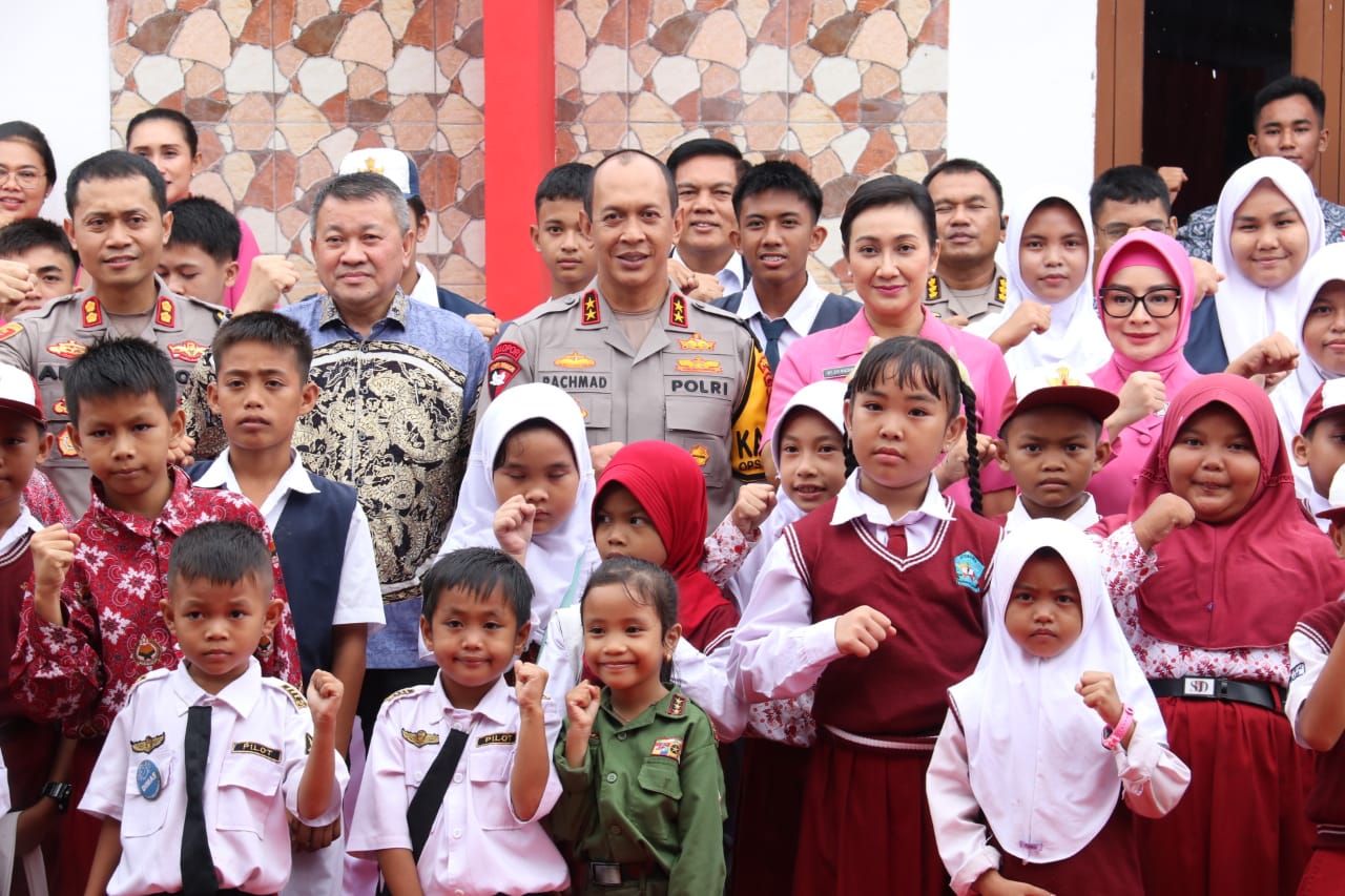 Resmikan Rumah Belajar Presisi Polsek Gelumbang, Kapolda Sumsel: Bisa Telurkan Generasi Penerus