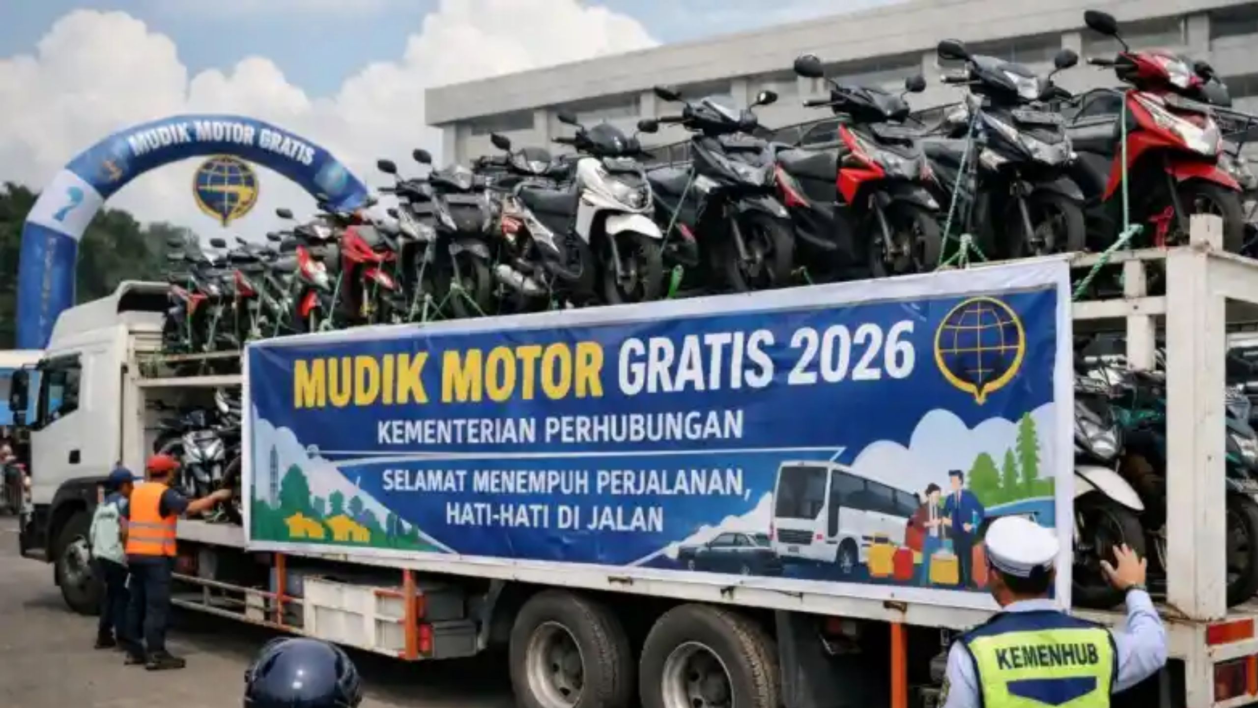 Syarat Daftar Mudik Gratis Sepedah Motor Naik Truk Kemenhub 2026