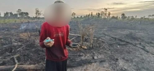 Kepergok Buka Lahan dengan Cara Membakar, Pelaku Karhutla di Banyuasin Masuk Bui