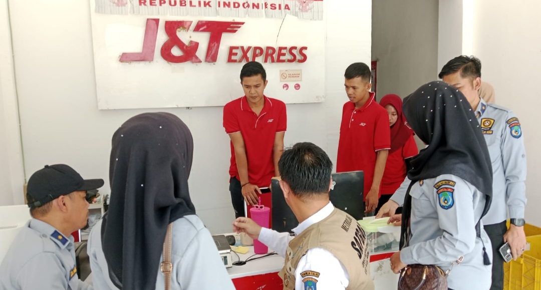 Dinas Perdagangan OKI Gercep Lakukan Pengawasan UTTP Jasa Ekspedisi