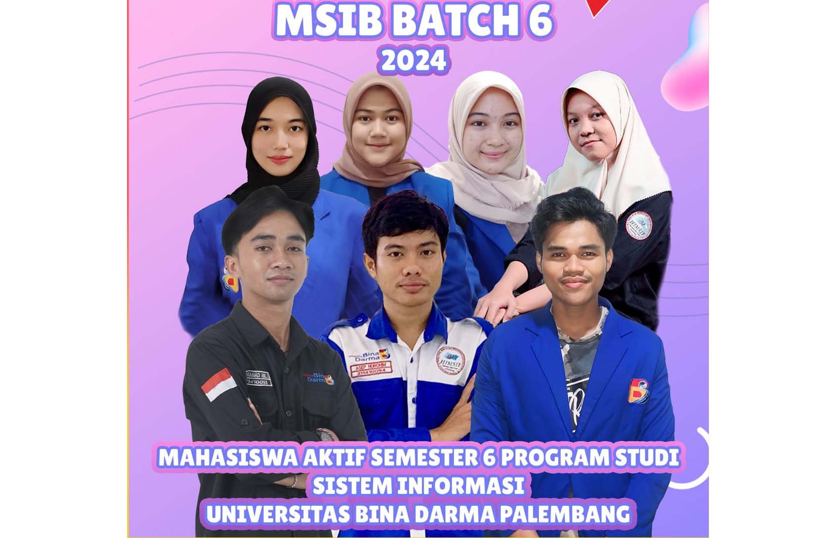 Mahasiswa Prodi Sistem Informasi UBD Palembang Berhasil Lolos Program MSIB Batch 6 Tahun 2024