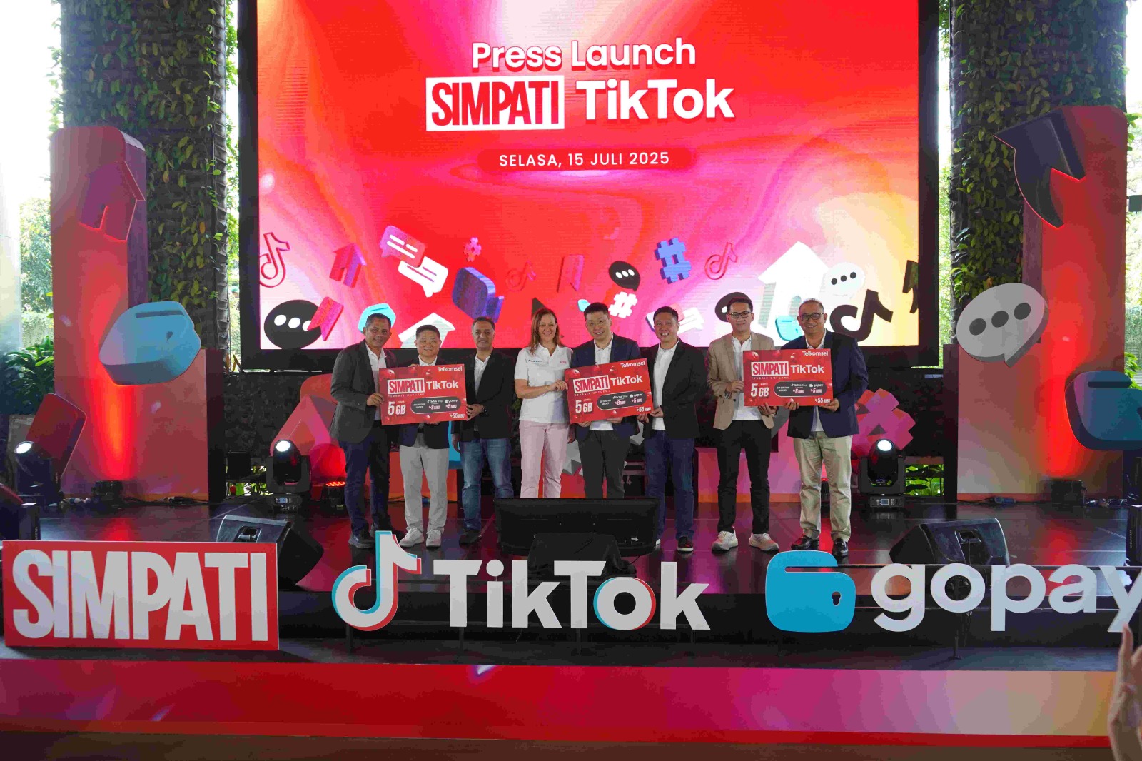 Telkomsel, TikTok, dan GoPay Luncurkan SIMPATI TikTok, Perluas Sinergi Inklusi Digital Indonesia