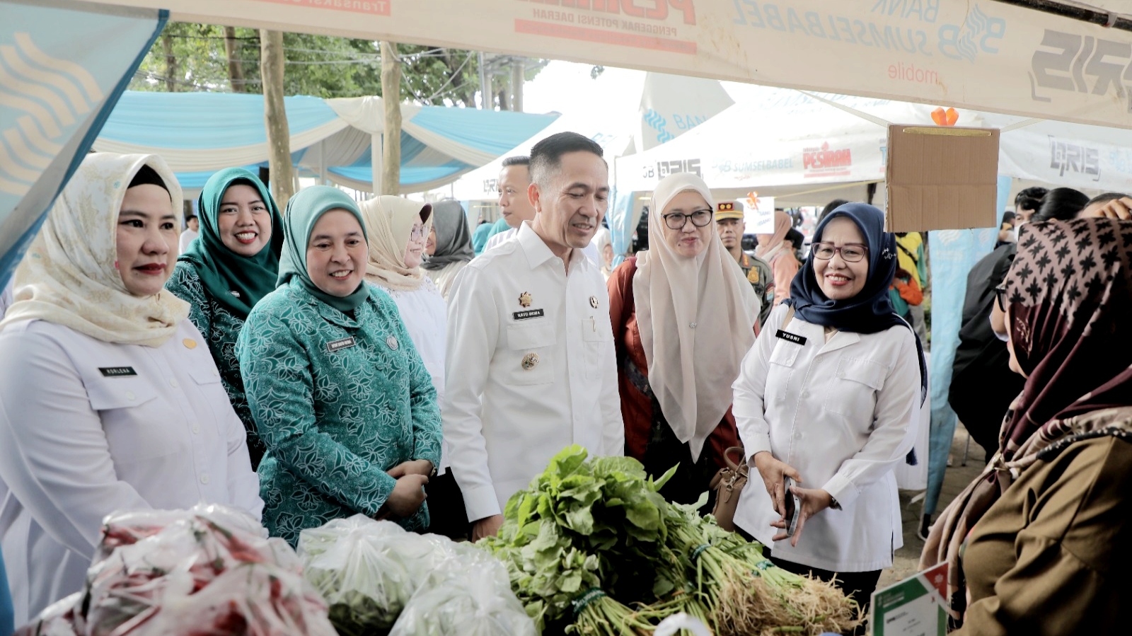 Tinjau Bazar Ramadan, Ratu Dewa: Peran UKM Tingkatkan Perekonomian di Palembang
