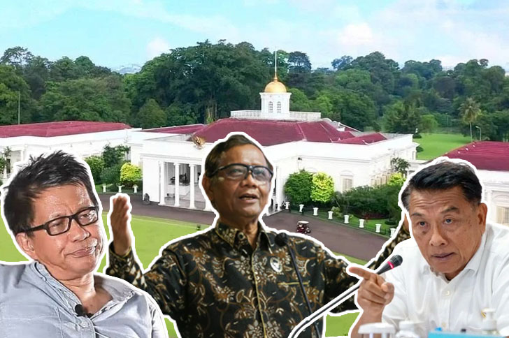 Mahfud MD Santai, Moeldoko Ganas, Istana Tak Akan Melaporkan Rocky Gerung