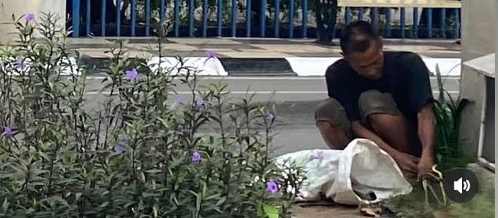 Pelaku Pencurian Kabel Bawah Stasiun LRT di Palembang Kepergok Warga, Kabur Bawak Karung Berlagak ODGJ