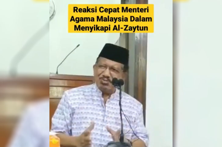 Menteri Agama Malaysia Dikabarkan Tarik Santrinya dari Al Zaytun, Pasca Disebut Sesat, Bandingkan dengan Yaqut