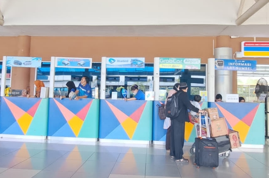 5 Moda Transportasi Standby di Bandara SMB II Palembang, Bisa Pesan Melalui Loket yang Tersedia