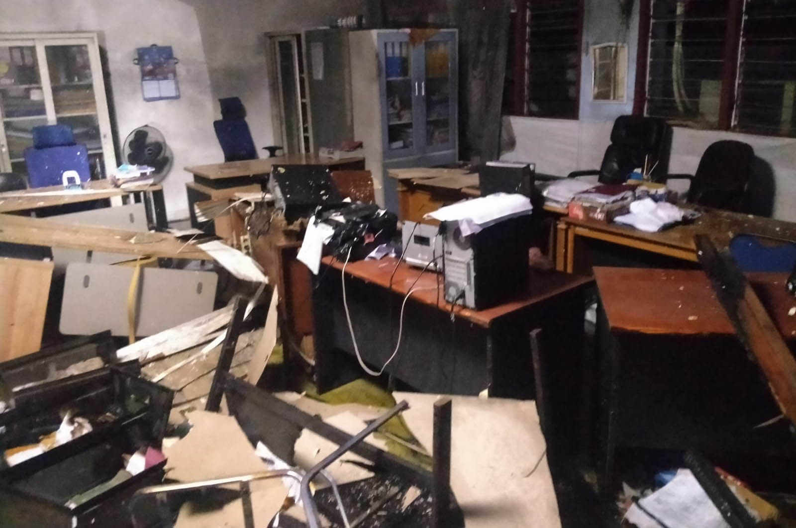 Lantai Tiga Kantor Dispora Provinsi Sumsel Dilalap Jago Merah, Ruangan Kabid Terbakar