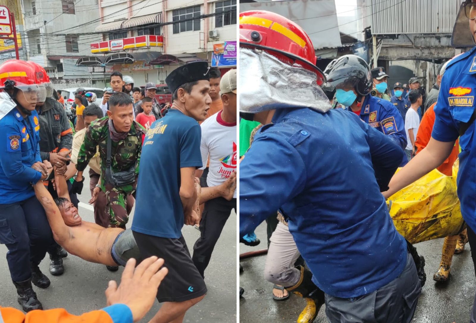 TERKINI, Bengkel Motor di Jalan Perintis Kemerdekaan Palembang Hangus Terbakar, 1 Tewas