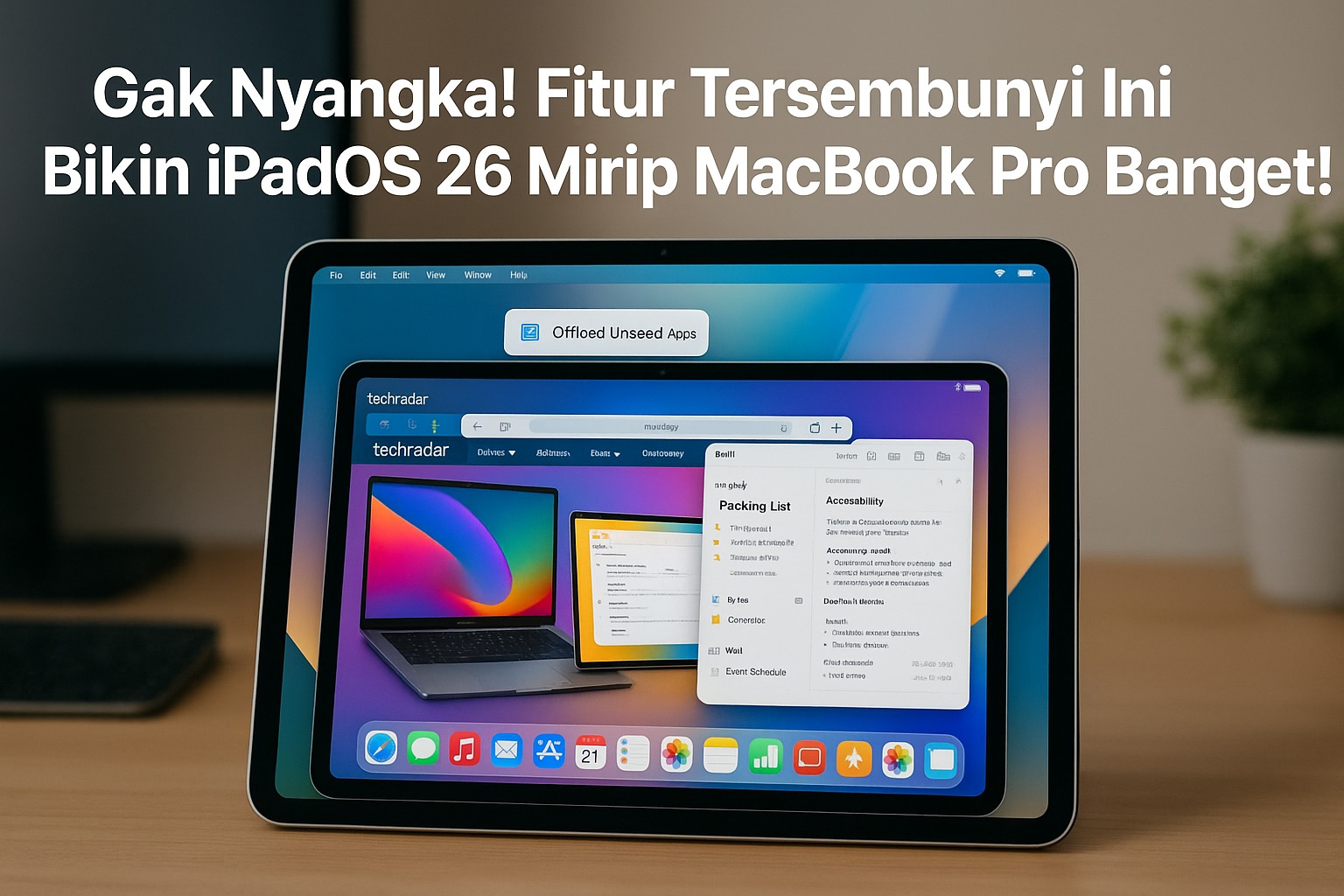 Gak Nyangka! Hadirnya Fitur Tersembunyi Ini Bikin iPadOS 26 Mirip MacBook Pro