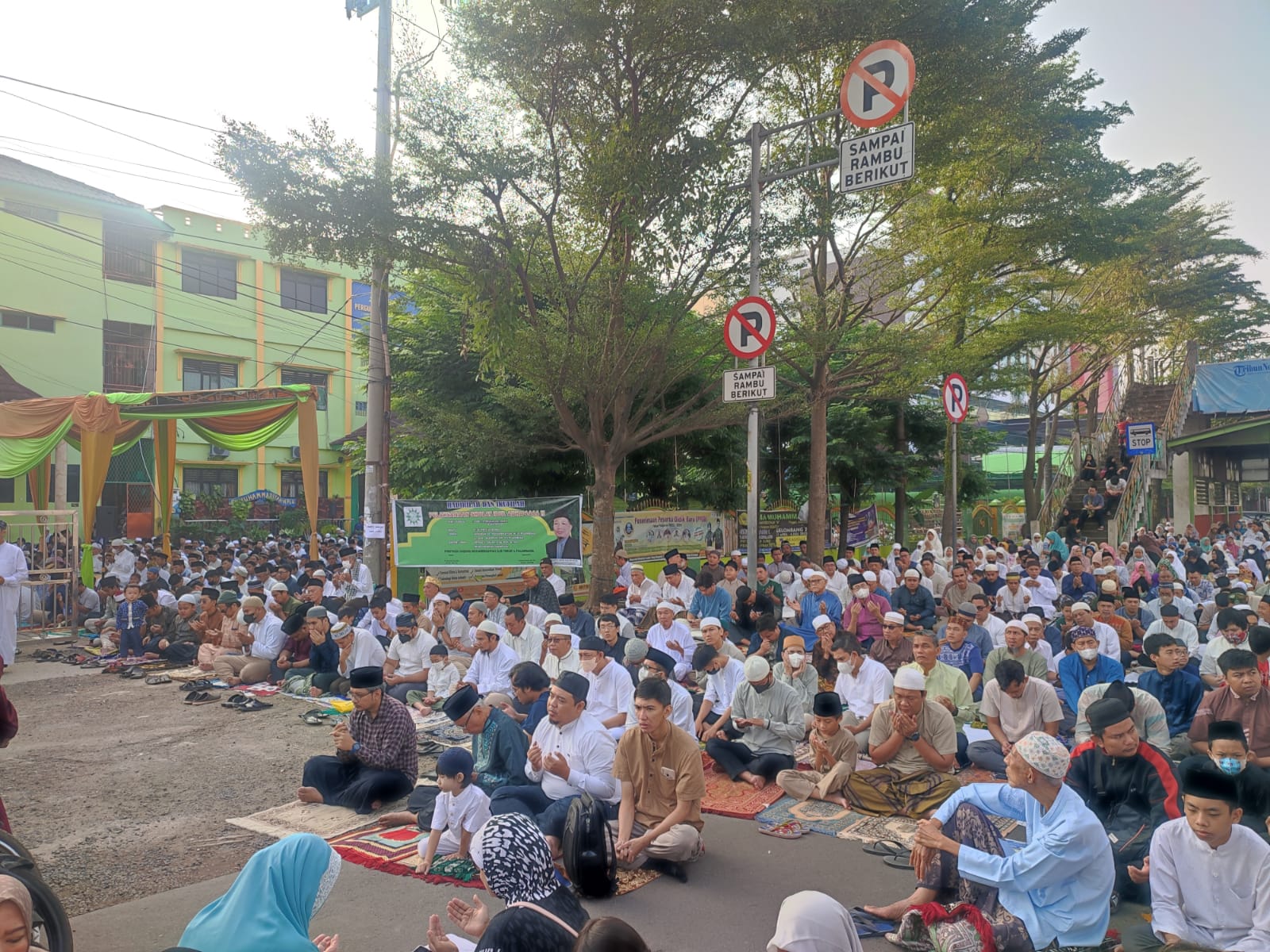 10.000 Jemaah Shalat Idul Adha 1444 H di Lapangan SD Muhammadiyah Palembang, Begini Suasananya