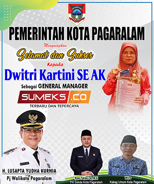 Pemkot Pagaralam Mengucapkan Selamat dan Sukses Kepada Dwitri Kartini Sebagai General Manager Sumeks.co