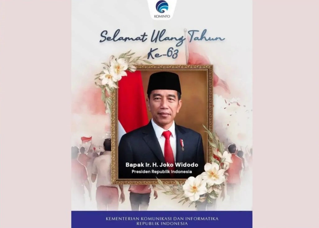 Ucapkan Ulang Tahun Presiden Jokowi, Kemenkominfo RI Dirujak Netizen, Loh Kok Bisa?