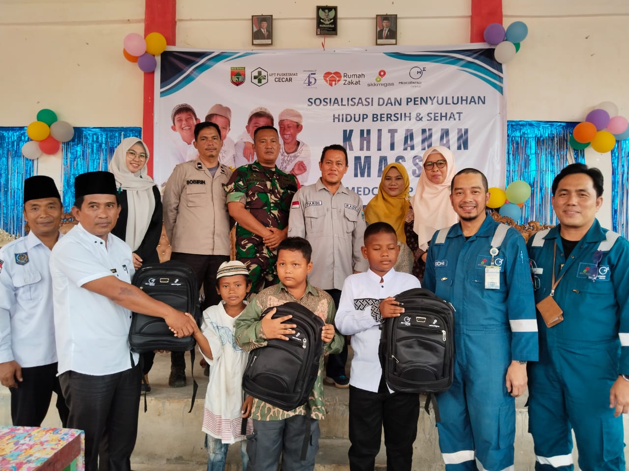 Peduli Kesehatan, Medco E&P Gelar Khitanan Massal di Desa Tri Mukti Kabupaten Musi Rawas