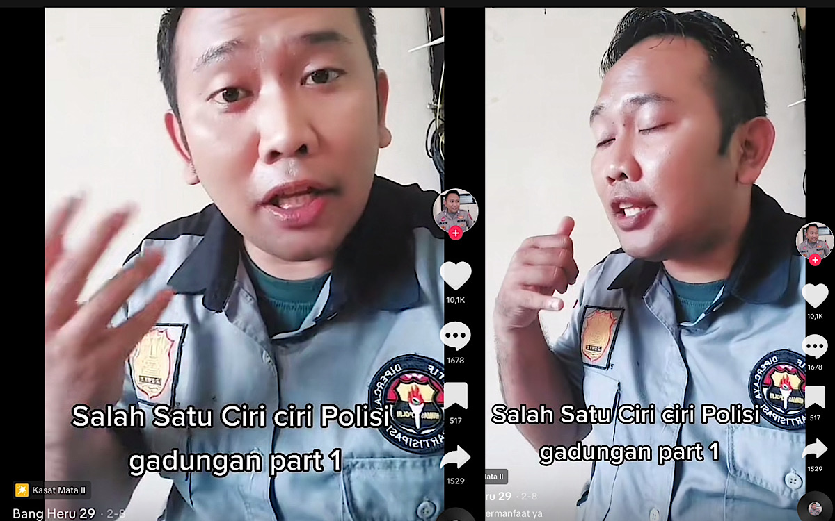 Bang Heru Jelaskan Ciri Polisi Gadungan, Dengerin Cewek Bucin Punya Gebetan Ngaku ‘Anggota‘ Agar Tak Tertipu