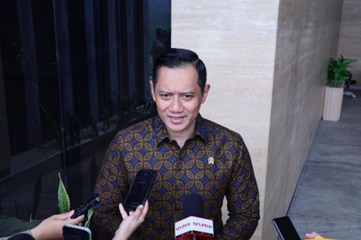 Menteri AHY Kagumi Kemegahan Istana Garuda saat Ikuti Sidang Kabinet Paripurna Perdana di IKN