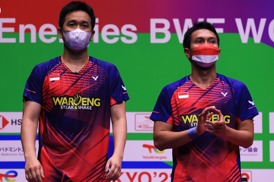Kejuaraan Dunia Bulutangkis 2022: Keok dari Ganda Malaysia, Ahsan/Hendra Finis Runner Up