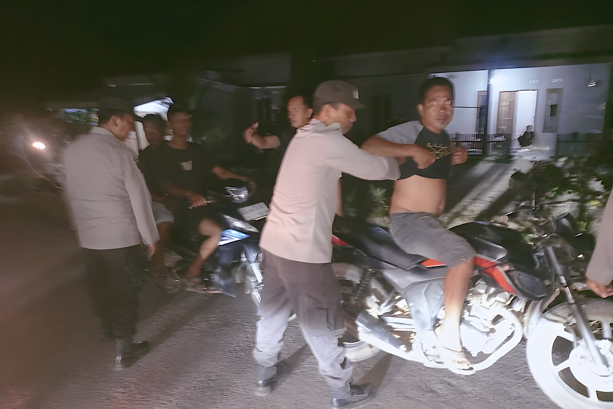 Ciptakan Kamtibmas Kondusif, Polsek Rambang Gelar Patroli Hunting 