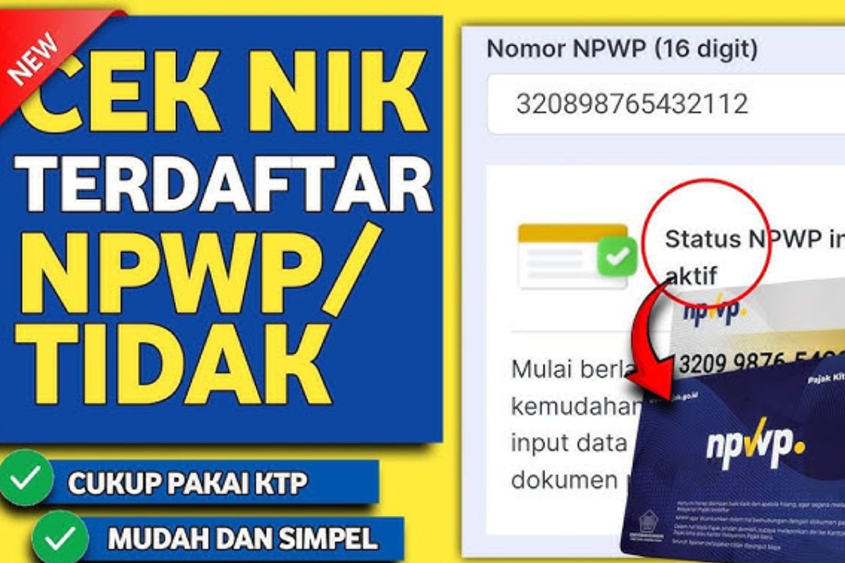Cara Cek NIK Sudah Terintegrasi dengan NPWP atau Belum, Simak hingga Tuntas!