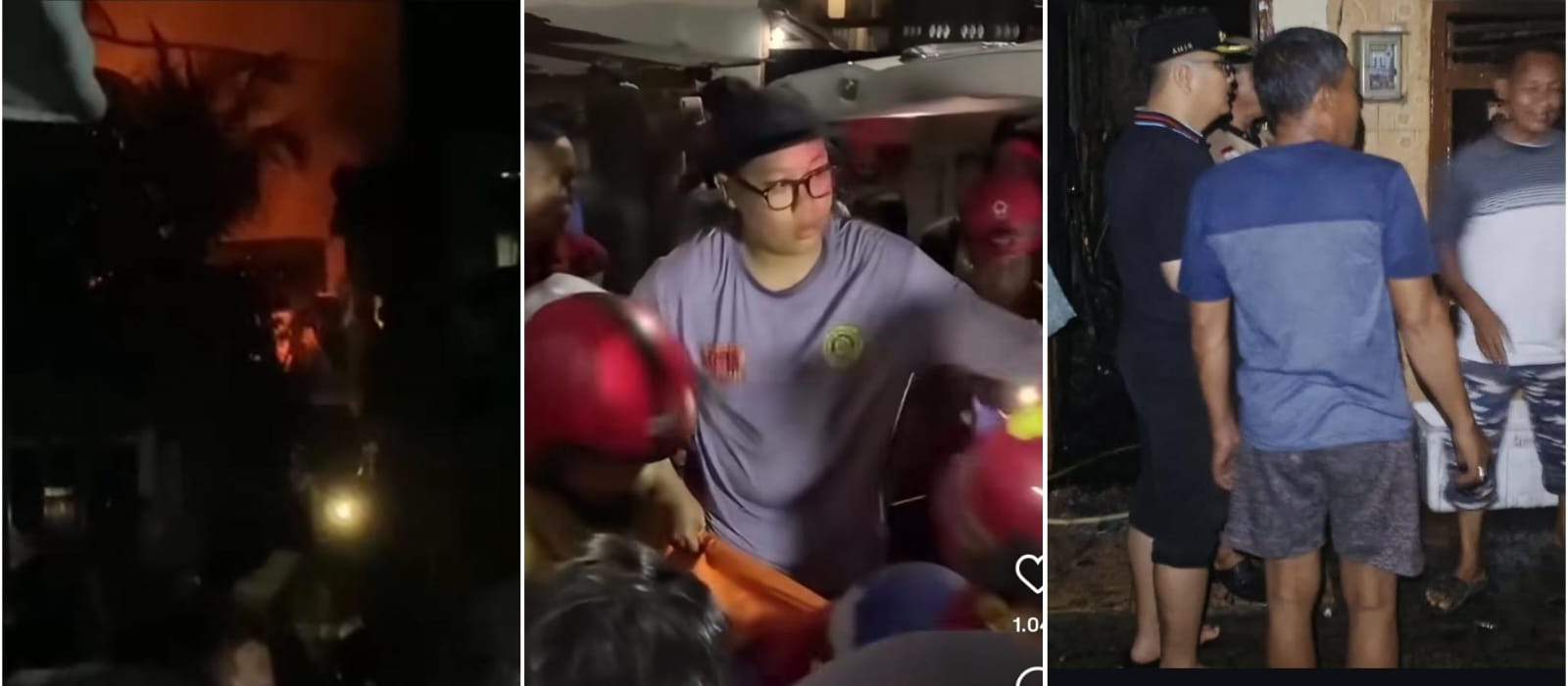  Kebakaran Rumah di Kemuning Palembang, Diduga Pasutri Dilaporkan Tewas Terjebak