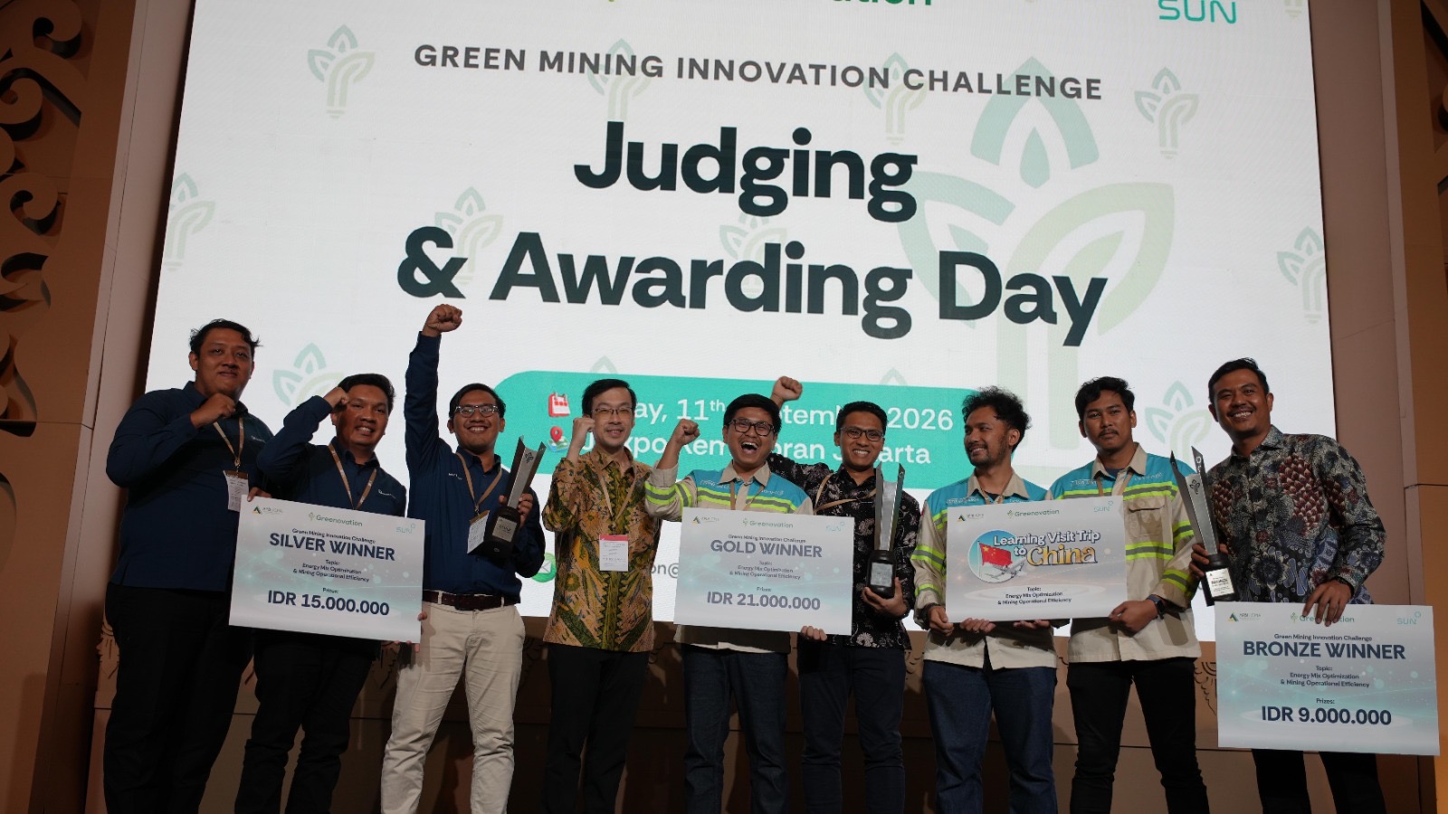 PTBA Raih Silver Winner Greenovation 2026 Lewat Inovasi Energi Surya