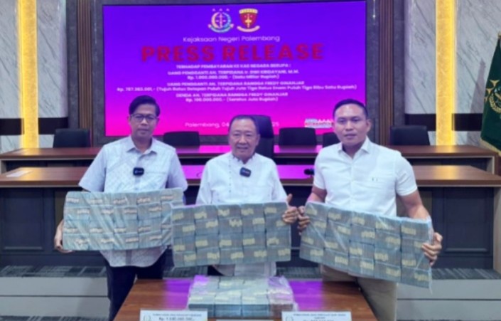 Kejari Palembang Sukses Kembalikan Uang Negara Total Rp1,7 Miliar Dari Dua Terpidana Korupsi
