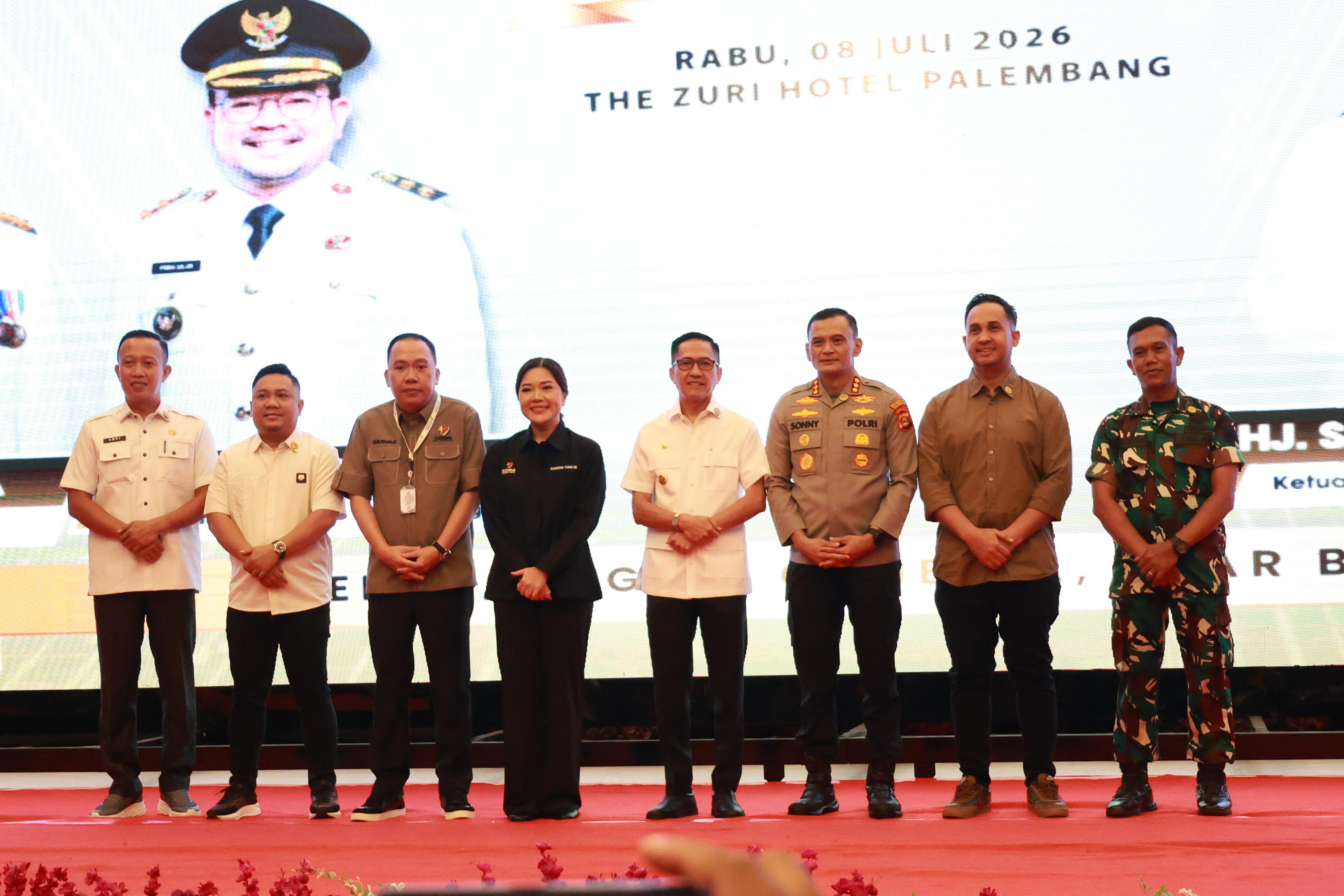 Ratu Dewa Menghadiri Pelantikan Pengurus KORMIKota Palembang