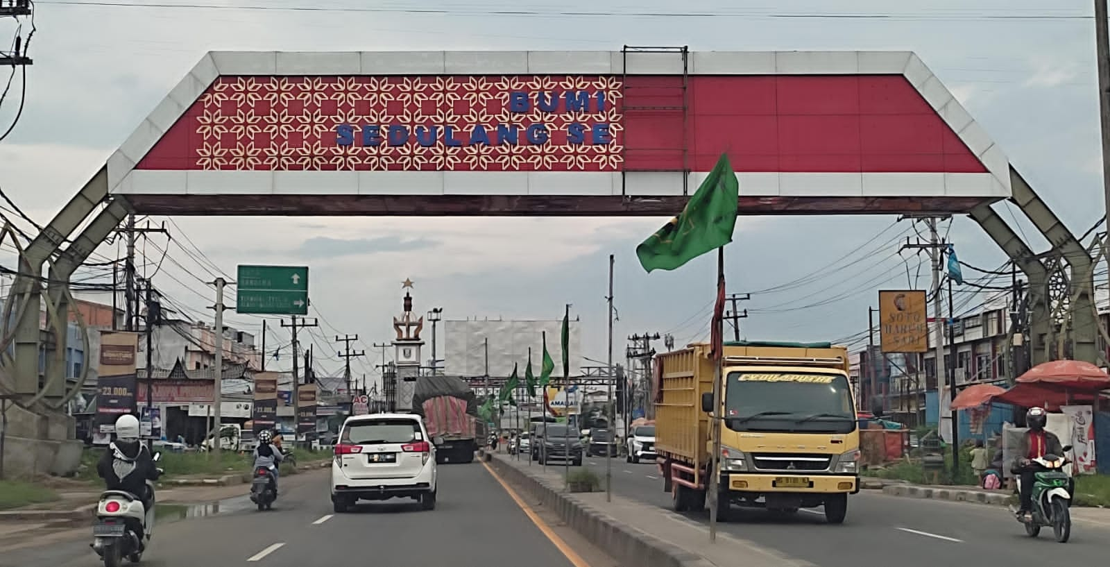 Banyuasin Miliki Gerbang Baru di Perbatasan Kota Palembang, Begini Nasib Gerbang yang Lama