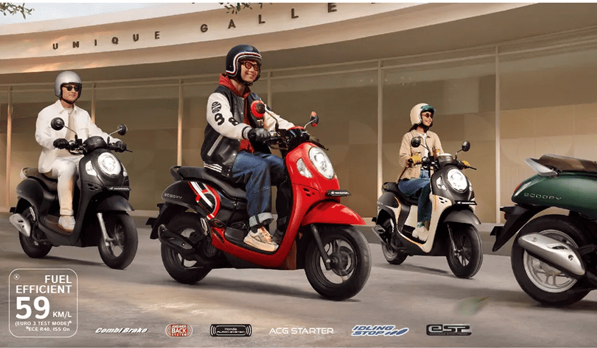 Ekspresikan Gaya Muda, Yuk Motoran dengan All New Honda Scoopy 2024