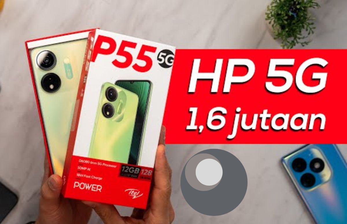 Itel P55 HP 5G Termurah di Indonesia dengan Layar 90Hz dan Baterai 5000mAh: Anak Muda Wajib Punya!