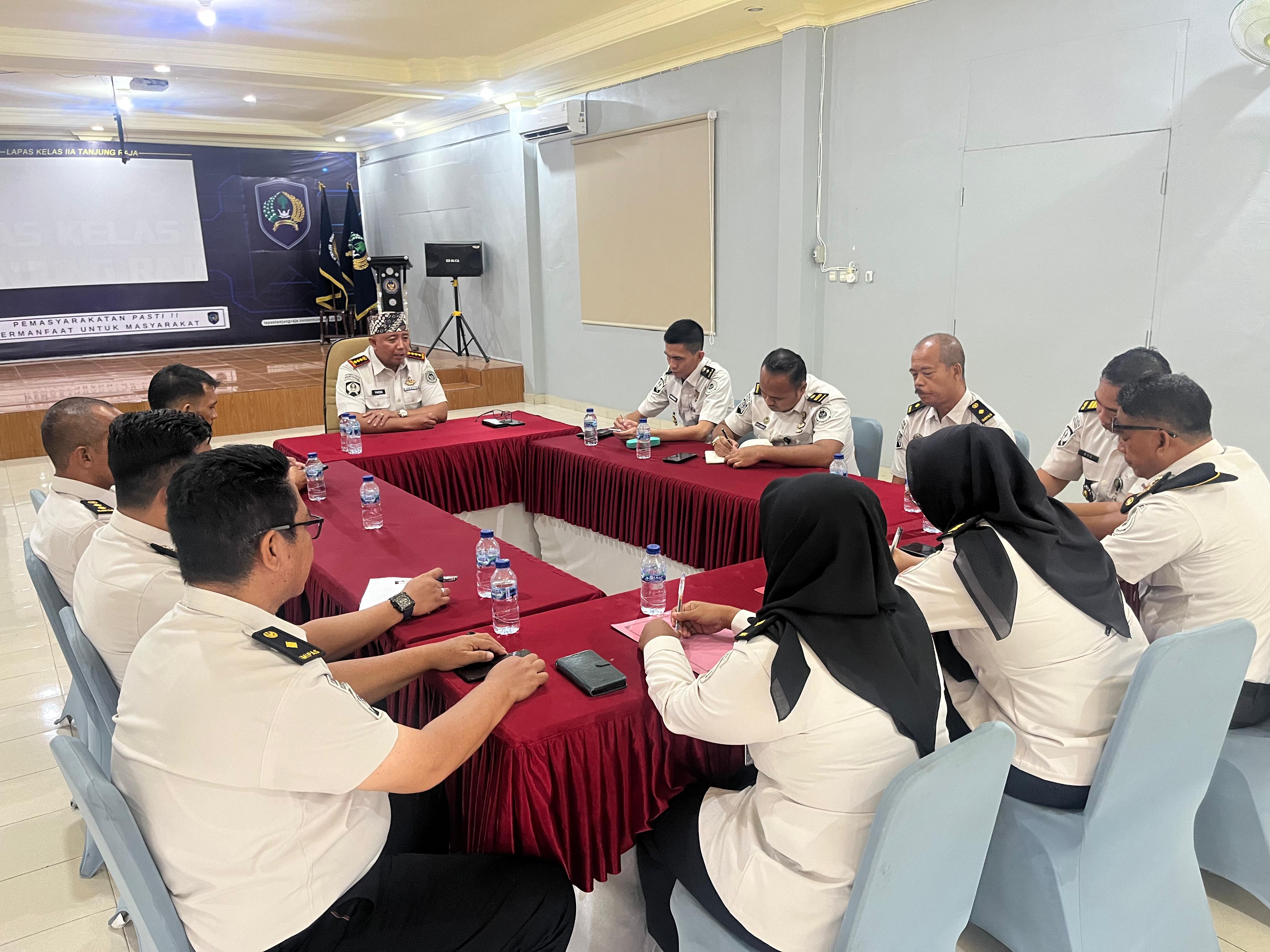 Lapas Tanjung Raja Gelar Seleksi Anggota Tim Kerja Pembangunan Zona Integritas
