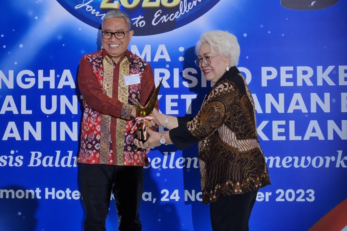 PT Pusri Palembang Raih Predikat Industry Leader dalam Ajang Indonesian Quality Award 2023