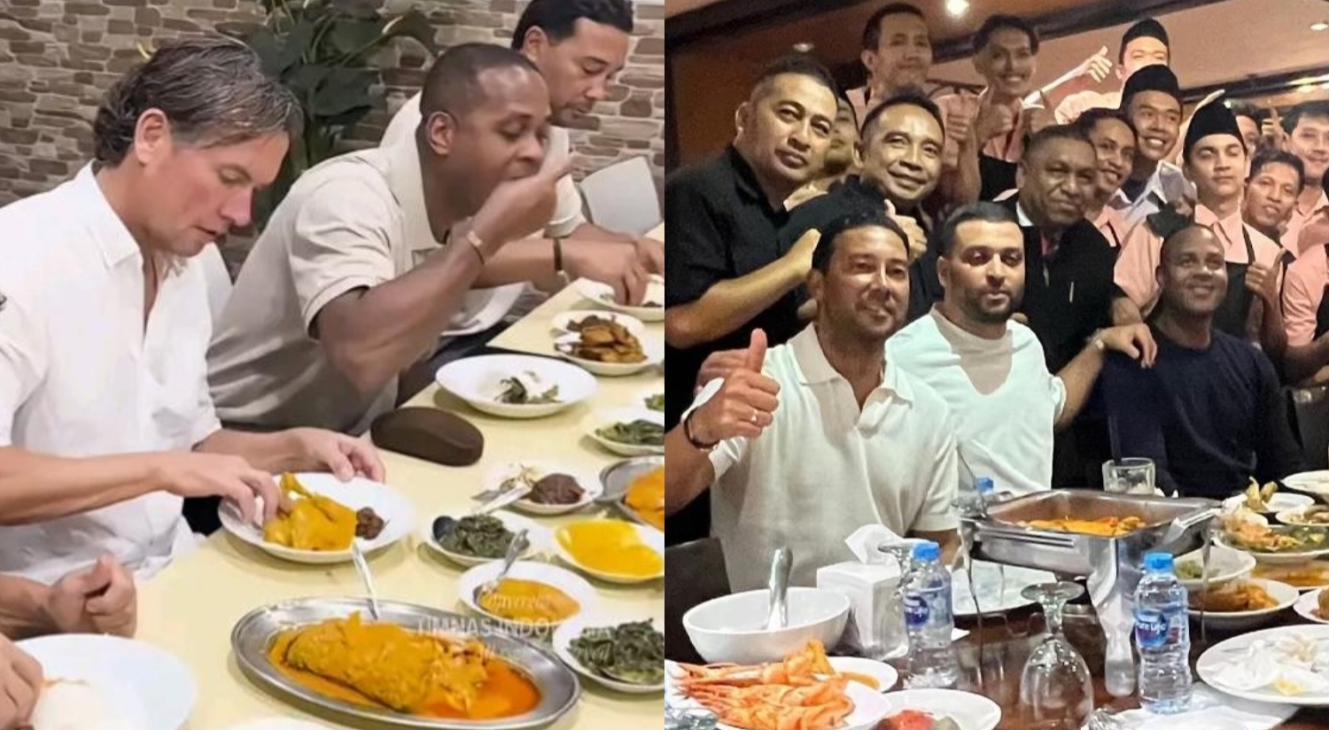 Patrick Kluivert Terciduk Makan Nasi Padang Pakai Tangan, Warganet Soroti Alex Pastoor: Makan Aja Pakai Taktik