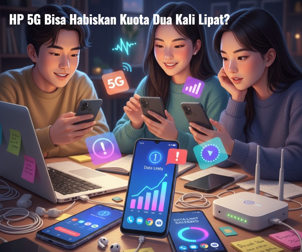 HP 5G Bisa Habiskan Kuota Dua Kali Lipat? Ini Penjelasannya!