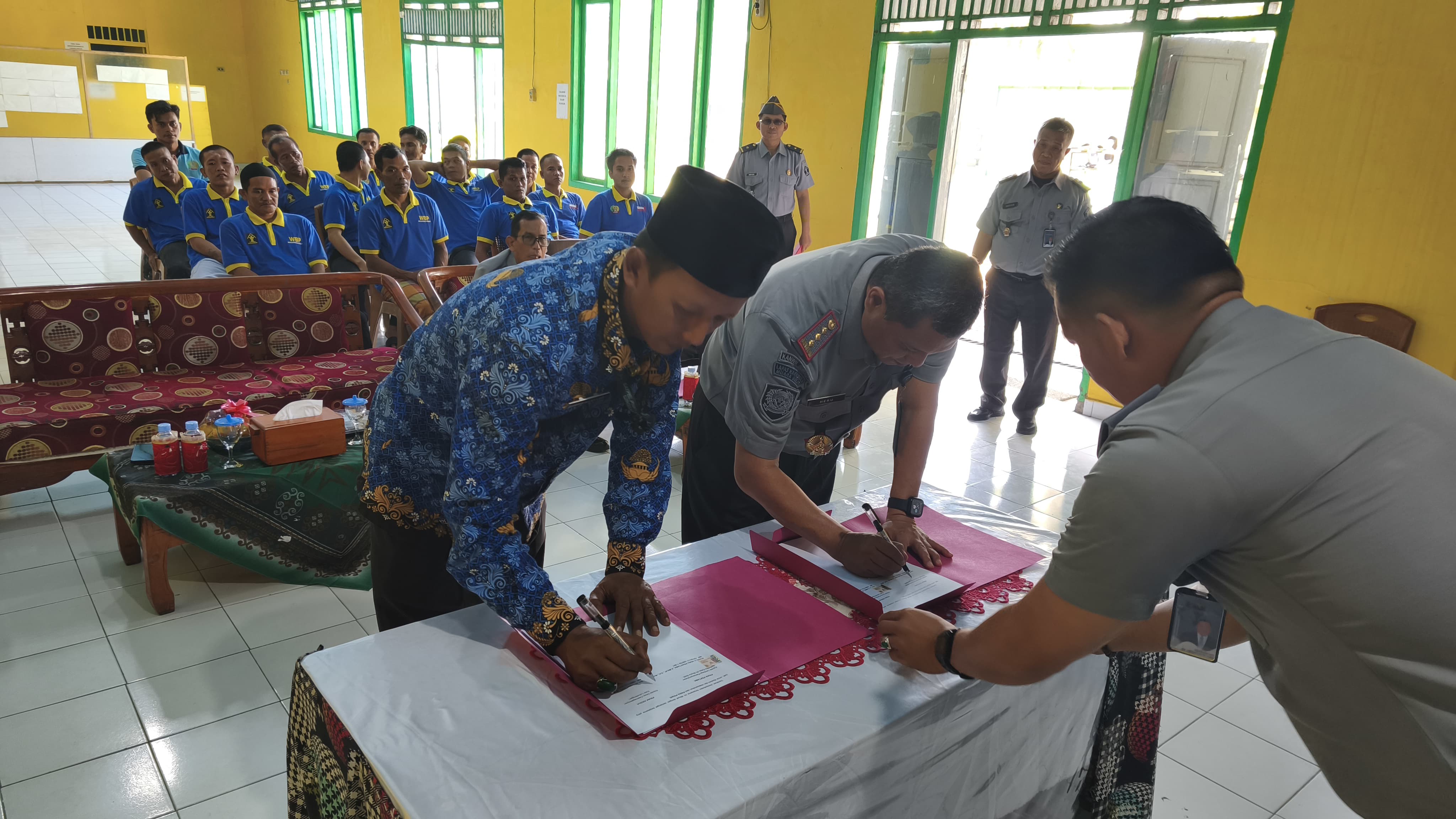 Pelatihan Kemandirian Bersertifikat di Bidang Pertukangan di Lapas Narkotika Kelas IIA Muara Beliti