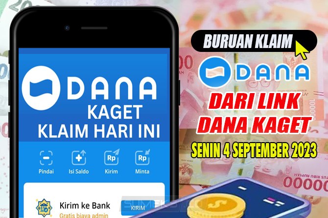 Buruan Klaim Link DANA Kaget Senin 4 September 2023, Dapatkan Saldo DANA Hingga Rp250 Ribu Gratis