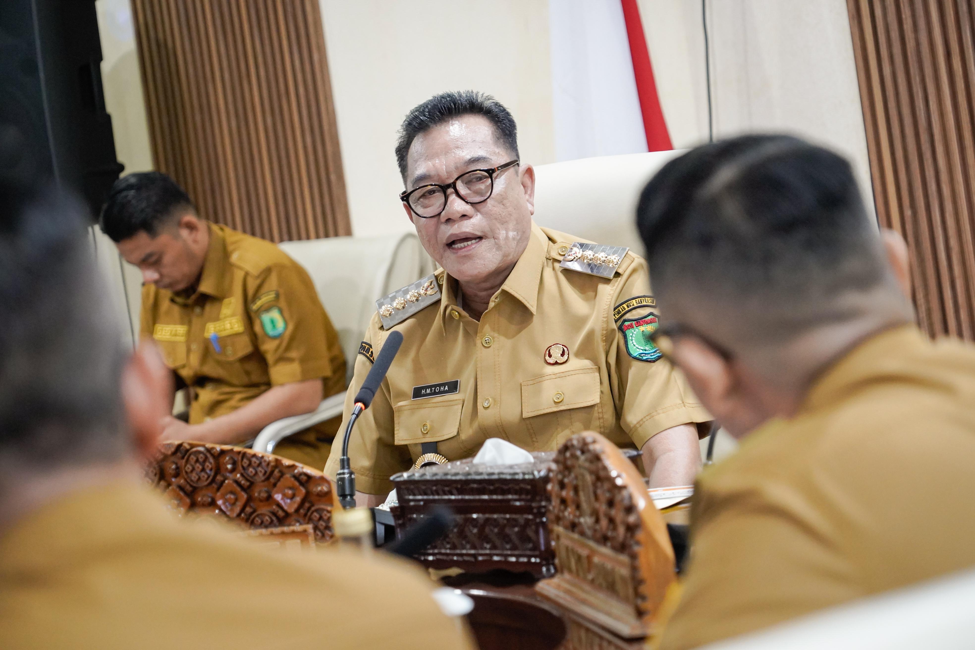 Optimalkan Pendapatan Asli Daerah, Bupati Muba Toha Gelar Rapat Koordinasi Strategis Bersama Bapenda Sumsel